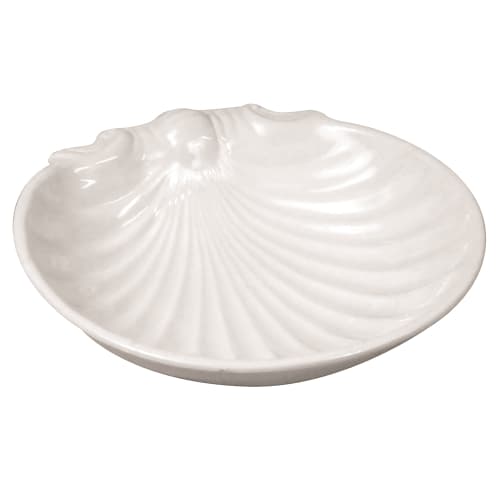 Scallop Shell Soap Dish, White